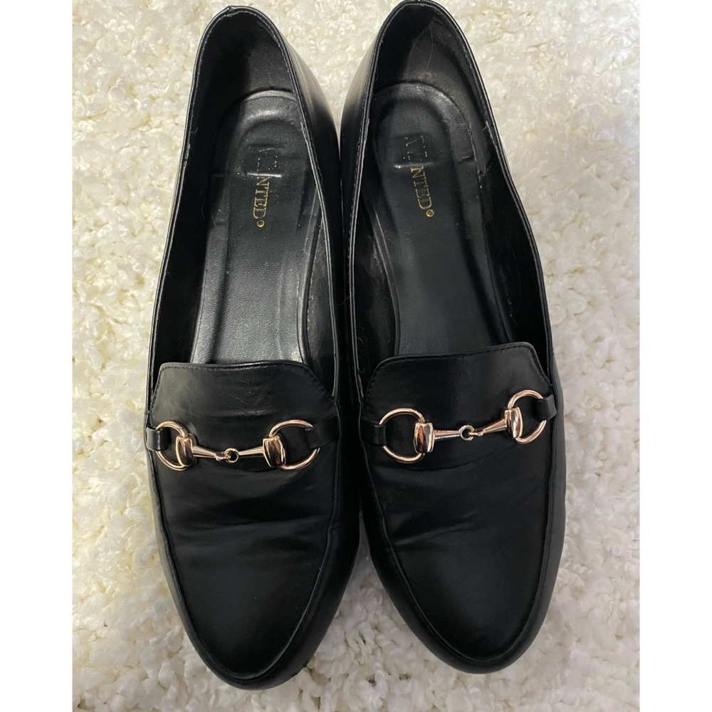 Black dress shoes flats